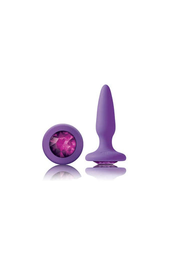 NS Novelties - Glams - Mini Gem Butt Plug - Assorted Colours - Stag Shop