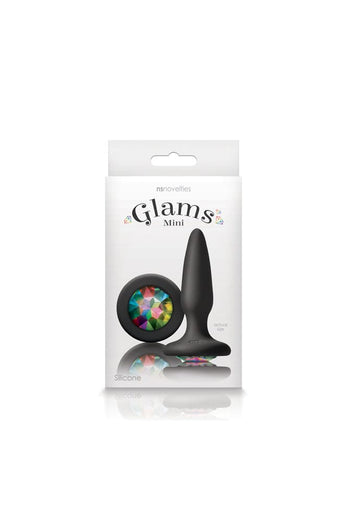 NS Novelties - Glams - Mini Gem Butt Plug - Assorted Colours - Stag Shop