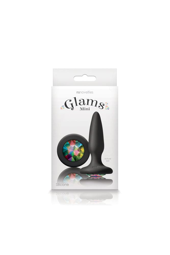 NS Novelties - Glams - Mini Gem Butt Plug - Assorted Colours - Stag Shop