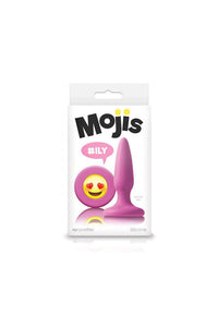 Thumbnail for NS Novelties - Moji's - ILY Heart Eye Emoji Butt Plug - Pink - Stag Shop