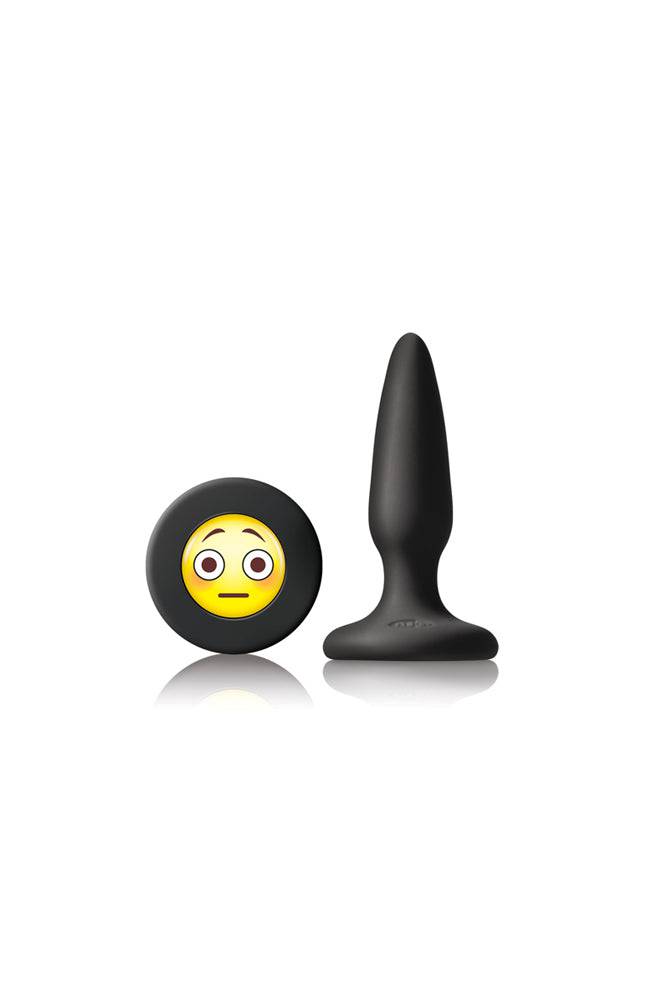 NS Novelties - Moji's - OMG Emoji Butt Plug - Black - Stag Shop