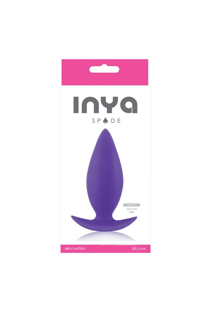 NS Novelties - INYA - Spades Butt Plug - Assorted Sizes & Colours - Stag Shop