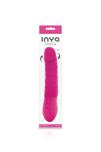 NS Novelties - INYA - Twister Rotating Vibrator - Pink - Stag Shop