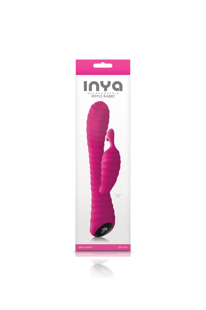 NS Novelties - INYA - Ripple Rabbit Vibrator - Pink - Stag Shop