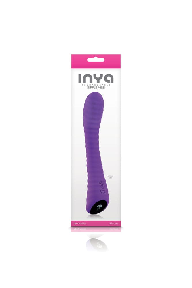 NS Novelties - INYA - Ripple Vibrator - Purple - Stag Shop