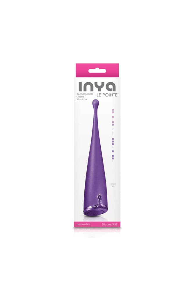 NS Novelties - INYA - Le Pointe Clitoral Vibrator - Purple - Stag Shop