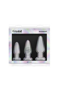 Thumbnail for NS Novelties - Crystal - Tapered Anal Trainer Kit - Clear - Stag Shop