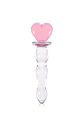 NS Novelties - Crystal - Heart of Glass Dildo - Clear/Pink - Stag Shop