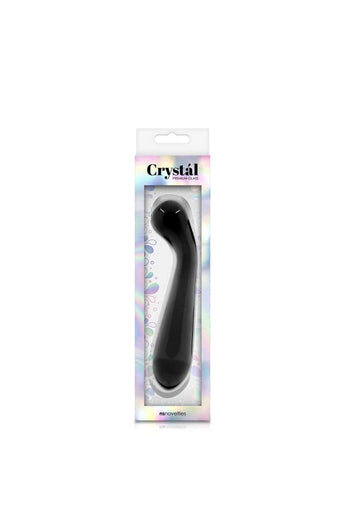 NS Novelties - Crystal - Glass G-Spot Wand - Charcoal - Stag Shop