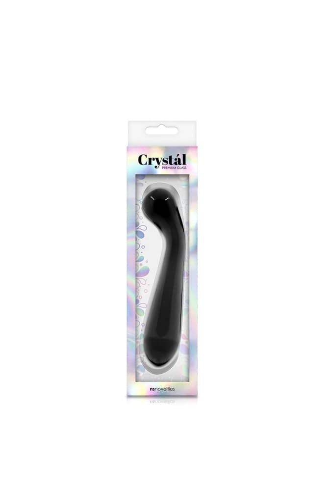 NS Novelties - Crystal - Glass G-Spot Wand - Charcoal - Stag Shop