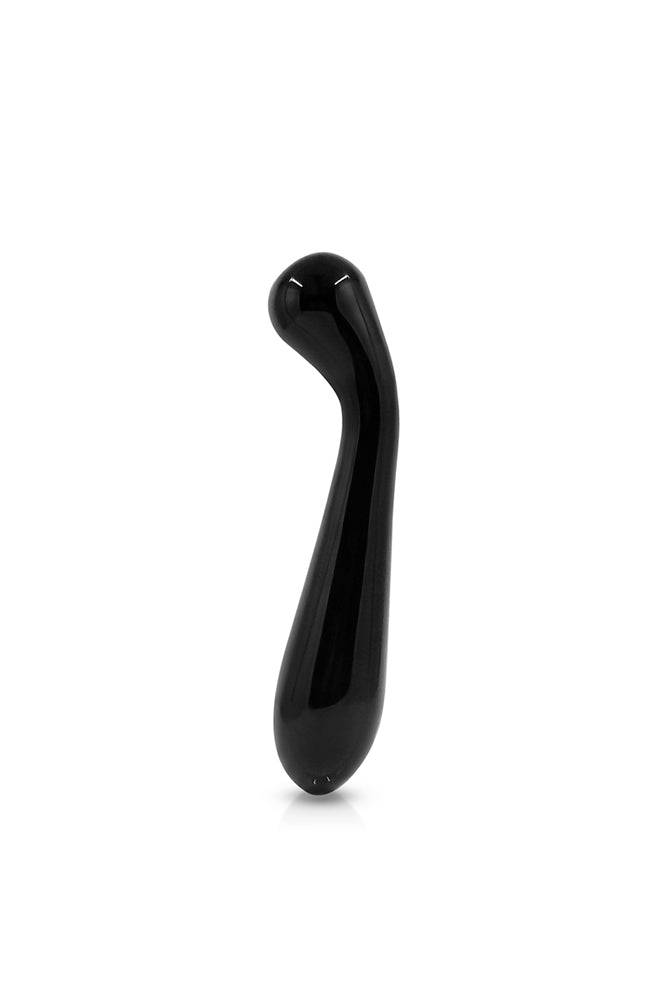 NS Novelties - Crystal - Glass G-Spot Wand - Charcoal - Stag Shop