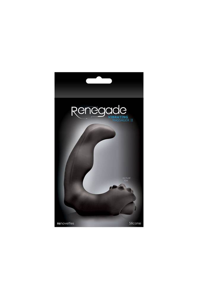 NS Novelties - Renegade - Vibrating Prostate Massager II - Black - Stag Shop