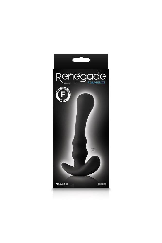 NS Novelties - Renegade - Pillager III Butt Plug - Black - Stag Shop