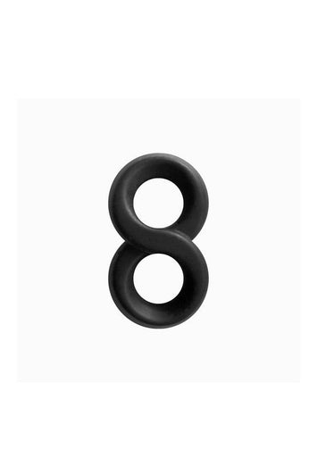 NS Novelties - Renegade - Infinity Cock Ring - Black - Stag Shop