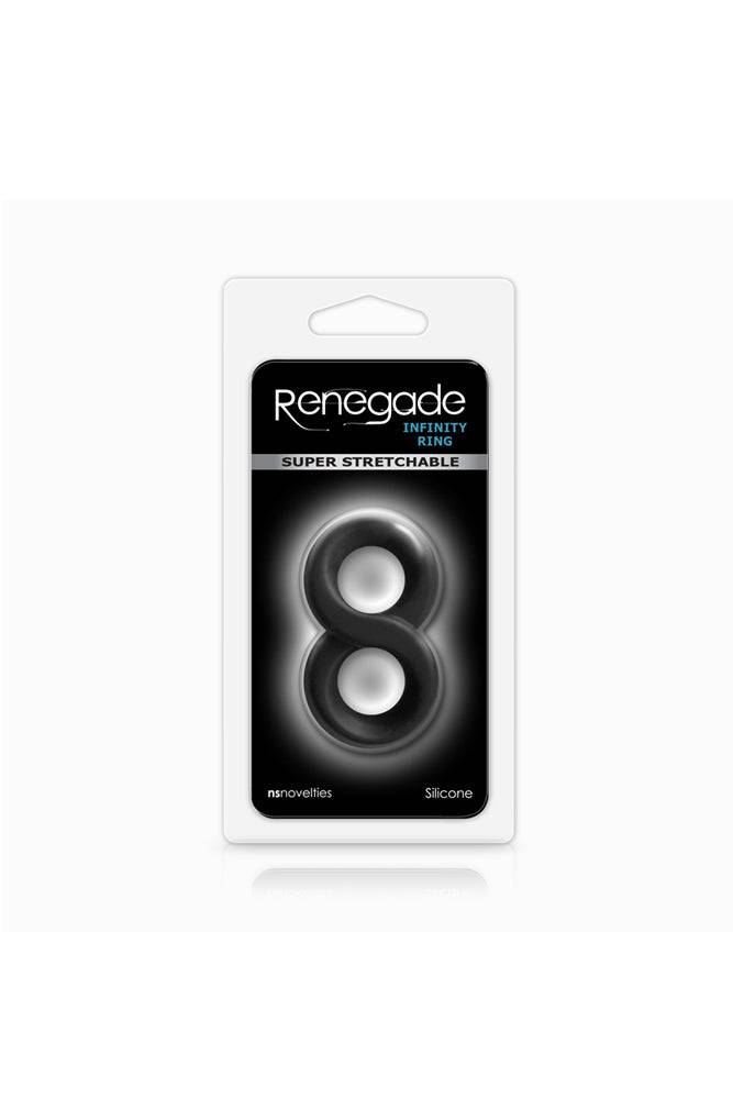 NS Novelties - Renegade - Infinity Cock Ring - Black - Stag Shop