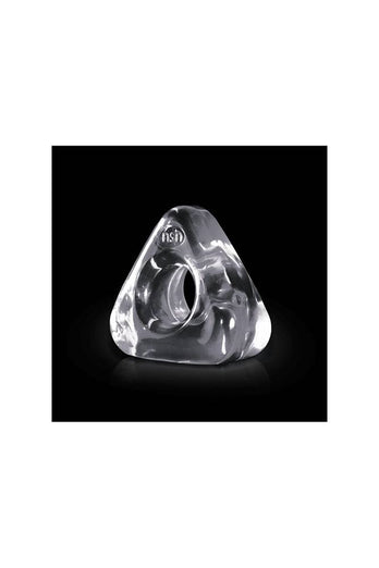 NS Novelties - Renegade - Junk Pusher Cock & Ball Ring - Clear - Stag Shop
