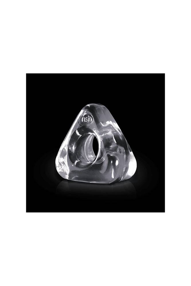 NS Novelties - Renegade - Junk Pusher Cock & Ball Ring - Clear - Stag Shop