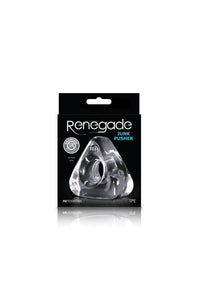 Thumbnail for NS Novelties - Renegade - Junk Pusher Cock & Ball Ring - Clear - Stag Shop