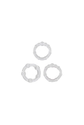 NS Novelties - Renegade - Intensity Cock Rings - 3pk - Clear - Stag Shop