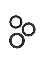 NS Novelties - Renegade - Diversity Cock Ring Set - Black - Stag Shop