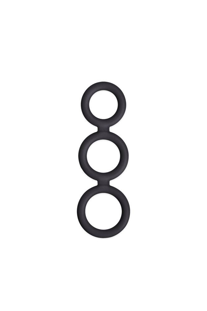 NS Novelties - Renegade - Triad Cock Ring - Black - Stag Shop