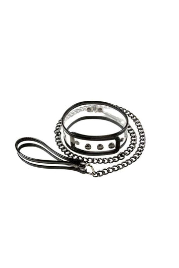NS Novelties - Bare Bondage - Collar & 18 Inch Leash - Stag Shop