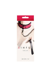 NS Novelties - Sinful - Collar & Leash - Assorted Colours - Stag Shop