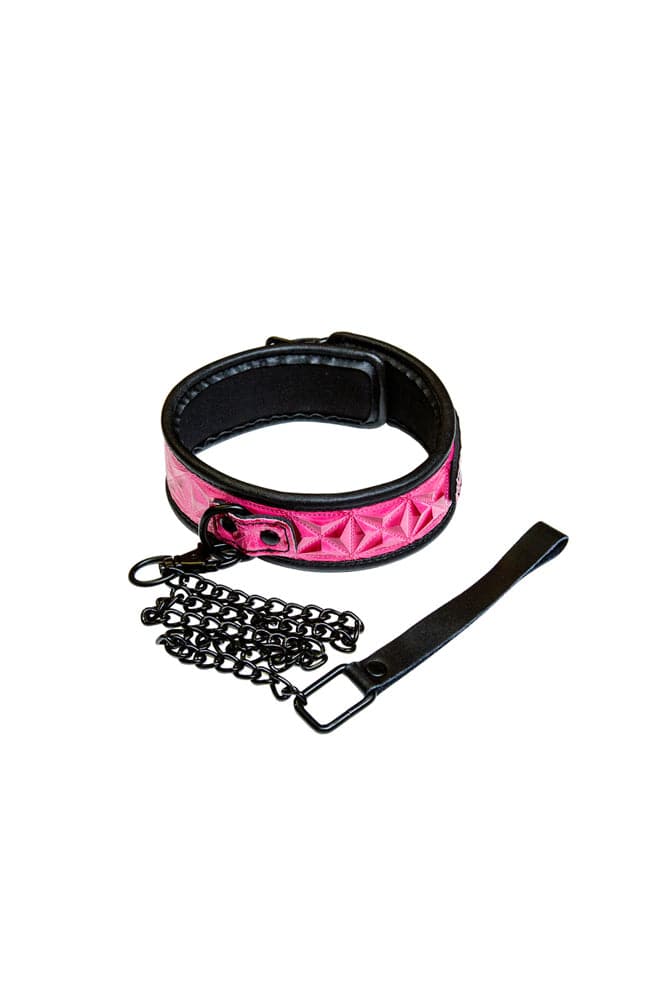 NS Novelties - Sinful - Collar & Leash - Assorted Colours - Stag Shop