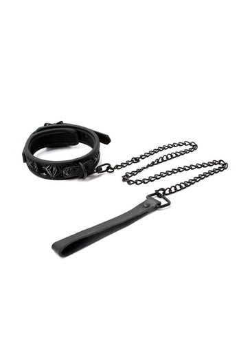 NS Novelties - Sinful - 1 Inch Collar & Leash - Assorted Colours - Stag Shop