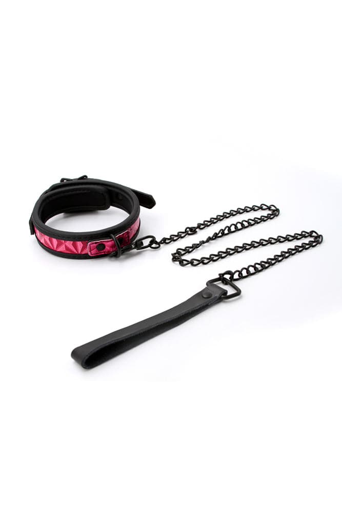 NS Novelties - Sinful - 1 Inch Collar & Leash - Assorted Colours - Stag Shop