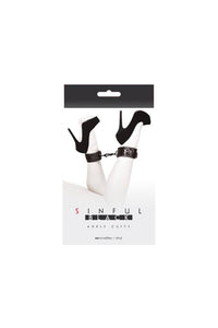 Thumbnail for NS Novelties - Sinful - Ankle Cuffs - Black - Stag Shop