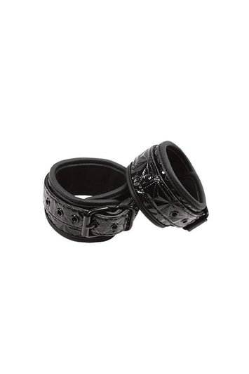 NS Novelties - Sinful - Ankle Cuffs - Black - Stag Shop