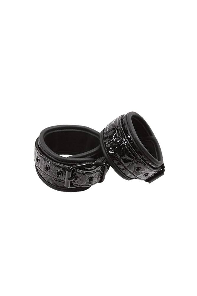 NS Novelties - Sinful - Ankle Cuffs - Black - Stag Shop