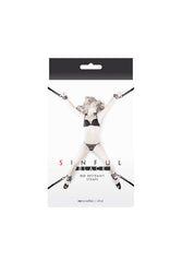 NS Novelties - Sinful - Bed Restraint Straps - Black - Stag Shop
