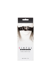 NS Novelties - Sinful - O-Ring Gag - Black - Stag Shop