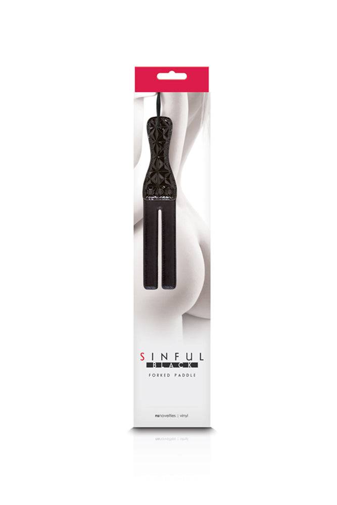 NS Novelties - Sinful - Forked Slapper - Black - Stag Shop