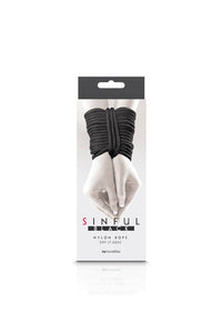 Thumbnail for NS Novelties - Sinful - Nylon Bondage Rope 25ft - Assorted Colours - Stag Shop