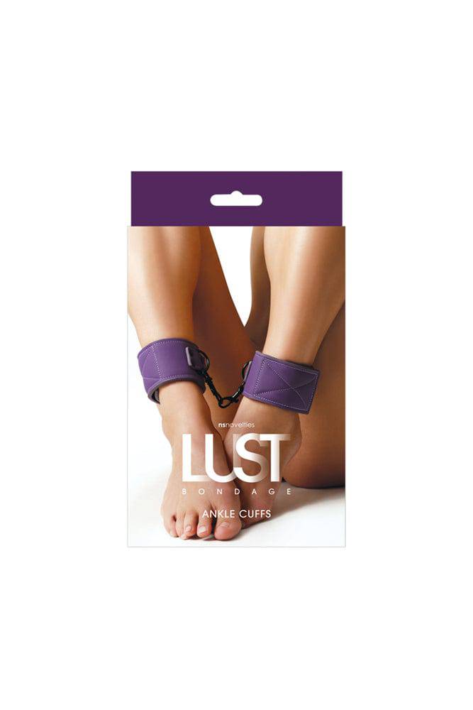 NS Novelties - Lust - Ankle Cuffs - Purple - Stag Shop