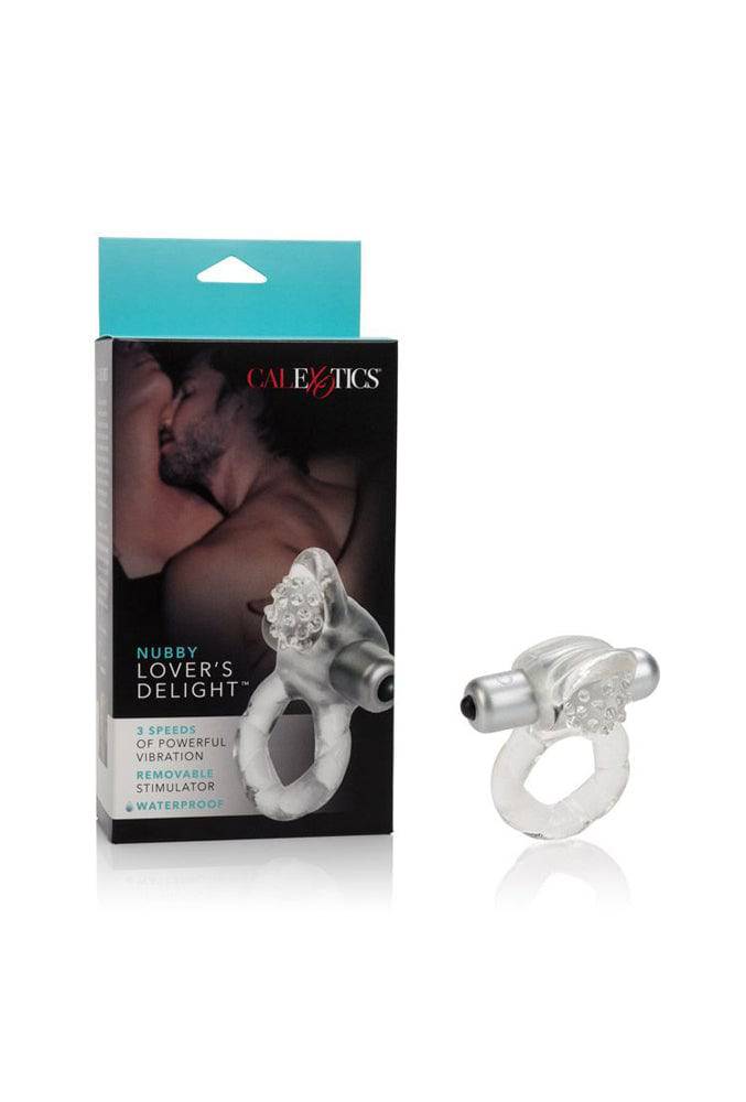 Cal Exotics - Couples Enhancer - Nubby Lover's Delight - Vibrating Cock Ring - Stag Shop