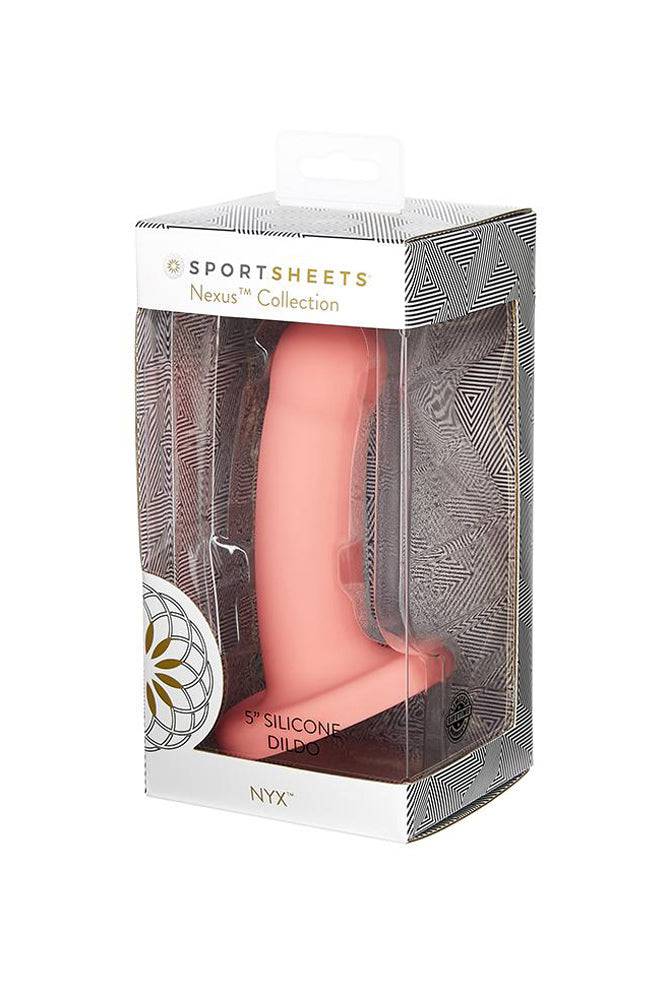 Sportsheets - Nyx Silicone Dildo - Coral - Stag Shop