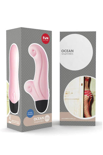 Fun Factory - Ocean Dual Vibrator - Baby Rose - Stag Shop