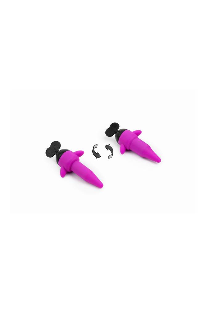 Odile - Discovery Twist Butt Plug Dilator - Purple - Stag Shop