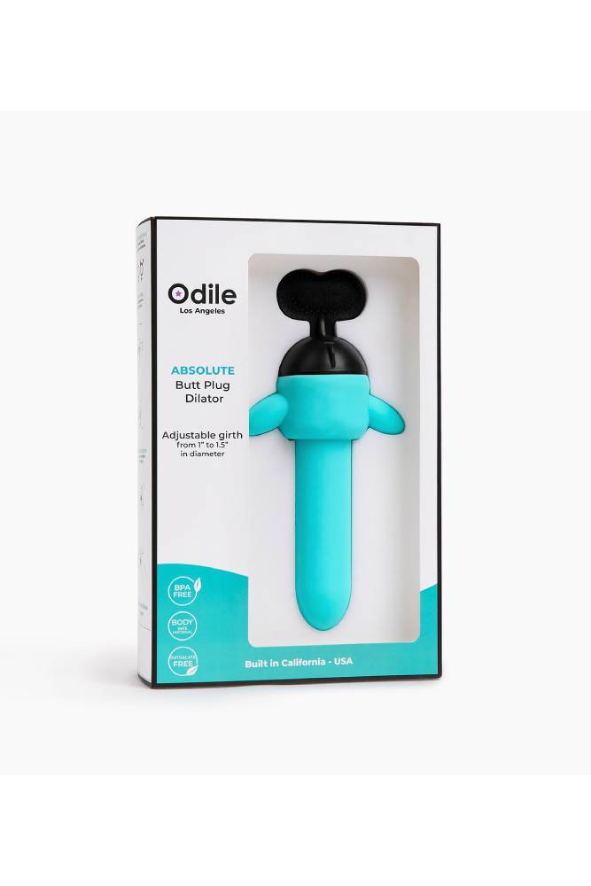 Odile - Absolute Twist Butt Plug Dilator - Turquoise - Stag Shop