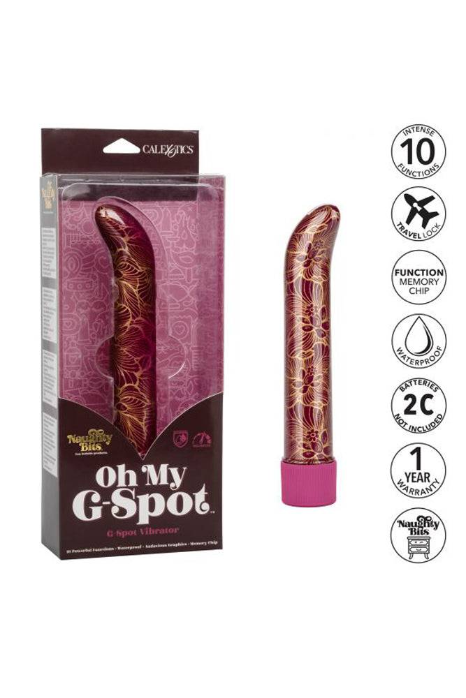Cal Exotics - Naughty Bits - Oh My G-Spot Vibrator - Stag Shop