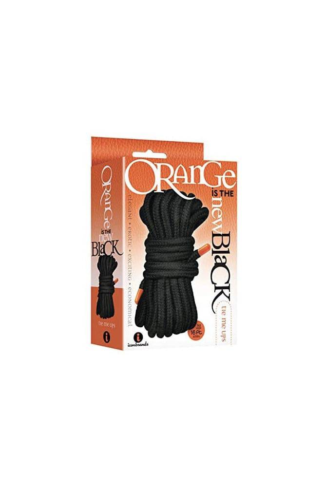 Icon Brands - Orange is the New Black - Black Bondage Rope - Stag Shop
