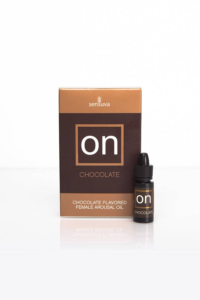 ON by Sensuva - Chocolate Arousal Oil For Her - 5ml - Stag Shop