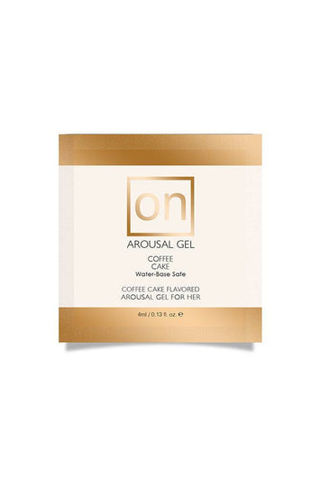 ON by Sensuva - Coffee Cake Arousal Gel For Her - Single Use Packet - Stag Shop