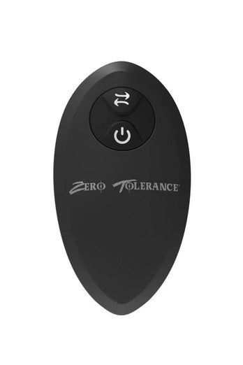 Zero Tolerance - The One-Two Punch Prostate Massager & Remote - Black - Stag Shop