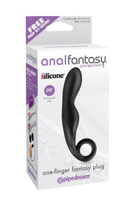 Thumbnail for Pipedream - Anal Fantasy - One Finger Fantasy Plug - Black - Stag Shop