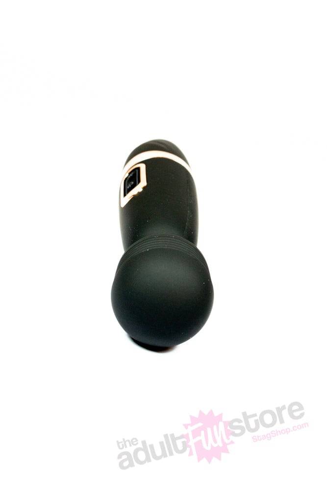Onyxxx - Darque Rechargeable Massage Wand - Black/Rose Gold - Stag Shop